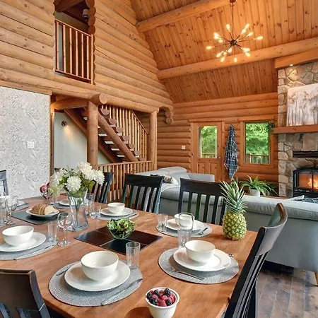 Chic Familiale, Relaxant Avec Spa En Montagnes Labelle Exterior photo
