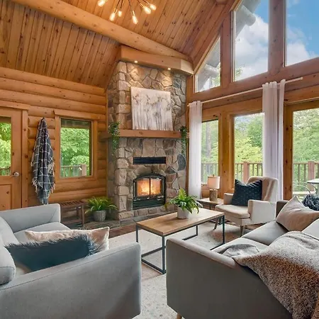 Chic Familiale, Relaxant Avec Spa En Montagnes Labelle Exterior photo
